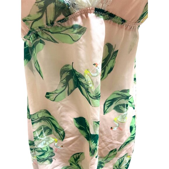 The Webster Miami For Target Tropical Flamingo Print Nightie Pink Size M Glam - Picture 8 of 12